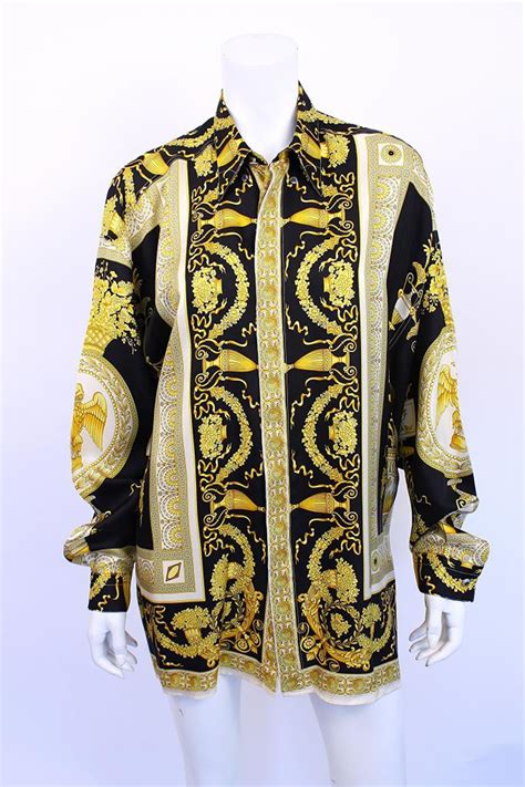 versace liked vendors silk vintage blouse women|Vintage Versace Silk Blouse .